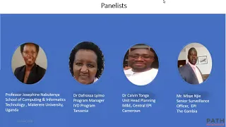 BLN Virtual Panel Discussion: Immunization Service Delivery During the COVID-19 Pandemic