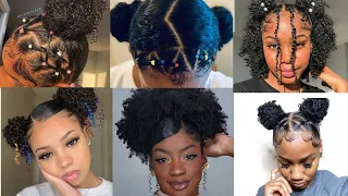 2024~😍💖Cute and Easy Natural Curly hairstyles compilation ✨ #curlyhairstyles #compilation