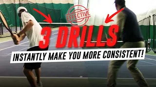 3 Tennis Drills that Instantly make you more consistent