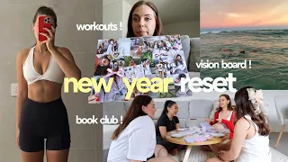 *intense* new year reset: 2024 vision board, getting motivated, organise apartment