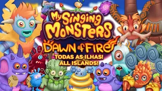 SOM DE TODAS AS ILHAS! (COMPLETO) My Singing Monsters: Dawn Of Fire 2.9