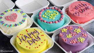 BENTO CAKE ✶ 5 different FLAVORS in one RECIPE ✶ BENTO Cakes ✶ Detailed RECIPE and DESIGN