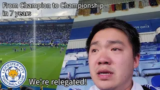 The moment Leicester City were relegated from Premier League