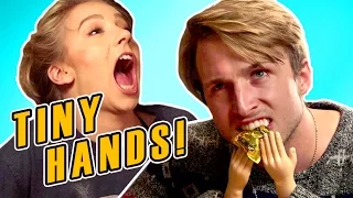 TINY HANDS CHALLENGE (Squad Vlogs)