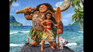 СОБИРАЕМ ПАЗЛ МОАНА│PUTTING TOGETHER THE MOANA PUZZLE│PUZZLING MOANA