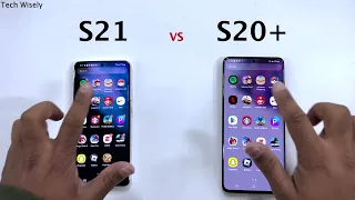 SAMSUNG S21 vs S20 Plus in 2024 - Speed Test