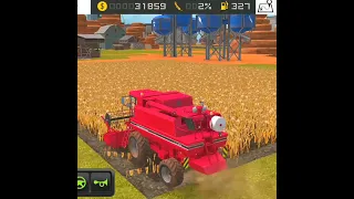 Wheat Harvesting In FS 18 | FS18 Gameplay | Farming Simulator 18 | FS18 Timelapse #shorts