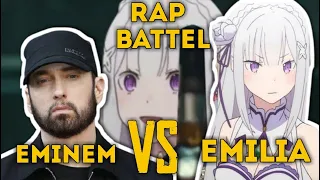 Eminem vs Emilia -Rap Battle- [ Try to keep up ] - Full Video
