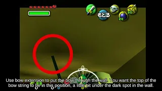 Majora's Mask: Gyorg cutscene skip with bow extension setup