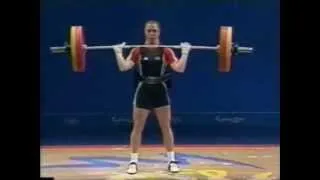 Tara Nott - Olympic Gold Medal Lifts, 82.5kg snatch & then 102.5kg Clean & Jerk, 48kg Weight Class