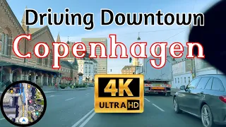 Driving Downtown Copenhagen in 4K 🇩🇰  | København i 4K | See Copenhagen from my camera