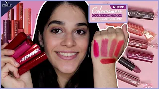 NUEVOS LABIALES MATE VOGUE: RESEÑA COMPLETA || MAQUILLAJE ECONÓMICO DE FARMACIA-COLORISSIMO EN BARRA