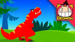 Tyrannosaurus-Rex Can't Poop! | Dino Rescue Team | t-rex | dinosaurs for toddlers | REDMON