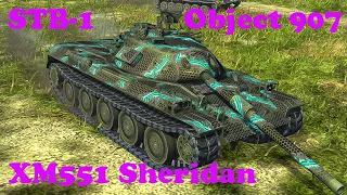 STB-1 ● Object 907 ● XM551 Sheridan - WoT Blitz UZ Gaming