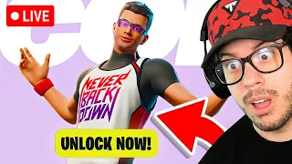 🔴LIVE! - Unlocking NICK EH 30 *ICON SKIN* Early! (Fortnite Battle Royale)