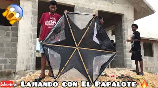 Volando El Papalote 🔥 Haciendo Guiso La Más Grande Chichigua 😱 Lajiando 🔥 Papalote O Cometa 🪁