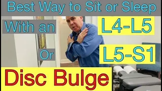 Best Way to Sit or Sleep With an L4 L5 or L5 S1 Disc Bulge (2023) | Dr. Frank Altenrath Chiropractor