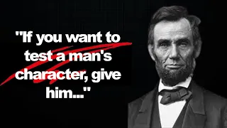 Abraham Lincoln – Life Lessons that are Really Worth Listening To