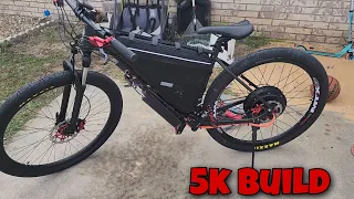 testing out the new 5k ebike I built for a customer.