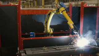 Fabricator achieves optimal quality and productivity with a welding robot