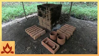 Primitive Technology: Brick kiln, brick mold and bricks