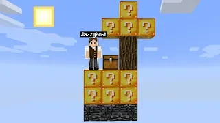 Minecraft: SOBREVIVENDO NA MENOR ILHA DE LUCKY BLOCK DO MUNDO! É POSSÍVEL?