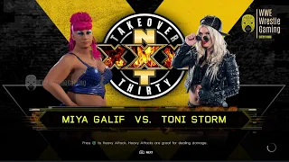 "Miya Galif vs. Toni Storm: Clash of Titans | WWE Match Highlights!"