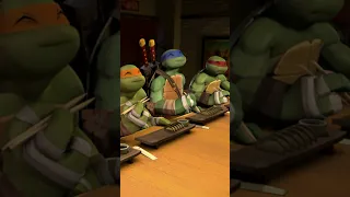 The Turtles Try Pizza DUMPLINGS?! 😋🍕🥟 | TMNT #Shorts