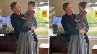 Uncle surprises nephew after being away in the military #Shorts