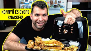 3 szupergyors AIRFRYER SNACK!