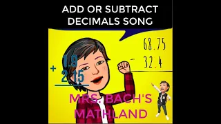 Add or Subtract Decimals Song