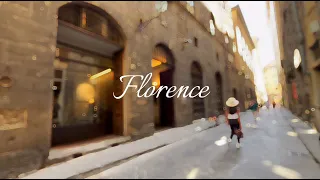 Florence Italy Walking Tour in 4K l Travel Vlog