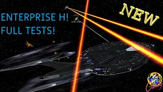 NEW USS Enterprise H Review, Let's Test It!! Star Trek Ship Battles -