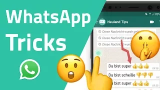 Geheime WhatsApp Tricks, die du noch nicht kennst!