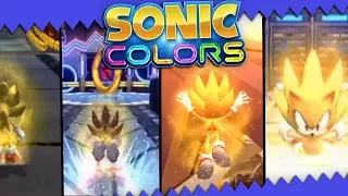 Sonic Colors (Wii): SUPER SONIC Gameplay! (1080p/60FPS)