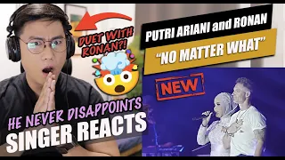 PUTRI ARIANI ft RONAN KEATING - NO MATTER WHAT | SINGER REACTION