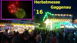 Feuerwerk Herbstmesse / Jahrmarkt 2016 Gaggenau 1080p