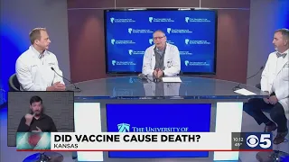 Local doctors on whether vaccine caused woman's death