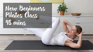 New Beginners Pilates Class - Step by step class of fundamentals for anyone new to Pilates