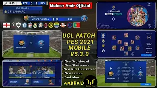 Carzy UCL Patch PES 2021 Mobile V5.3.0 #1