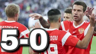 РОССИЯ - САУДОВСКАЯ АРАВИЯ 5-0. ПОЛНЫЙ ОБЗОР МАТЧА