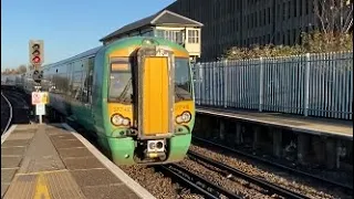 Class 377 Electrostar | 377410 + 377433 | Southern | Eastbourne | 25/11/2021