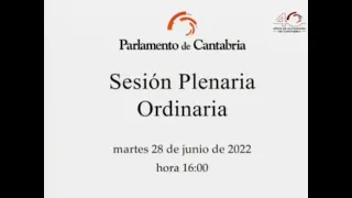 Sesión Plenaria Ordinaria del 28 de junio de 2022.