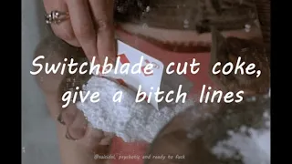 Giving Girls Cocaine - Lil Peep (lyrics)