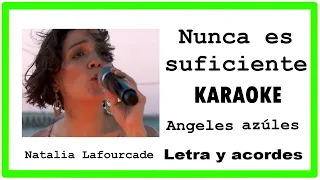 🎸  Nunca es suficiente ACORDES LETRA Y KARAOKE  Angeles Azules Natalia Lafourcade 🎸2023