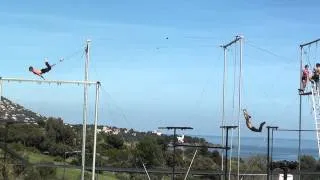 Fabien Matas Pump Shoot catch and Pirouette return at the flying trapeze