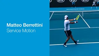 Matteo Berrettini Serving Big!