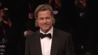 Brad Pitt walks the red carpet for Ad Astra at the Venice Film Festival