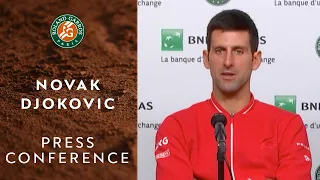 Novak Djokovic - Press Conference after Final | Roland-Garros 2020