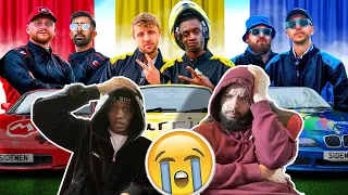 HE WAS NOT READY TO DRIVE 😭 | AMERICANS REACT TO SIDEMEN £1,000 CAR CHALLENGE 🚙